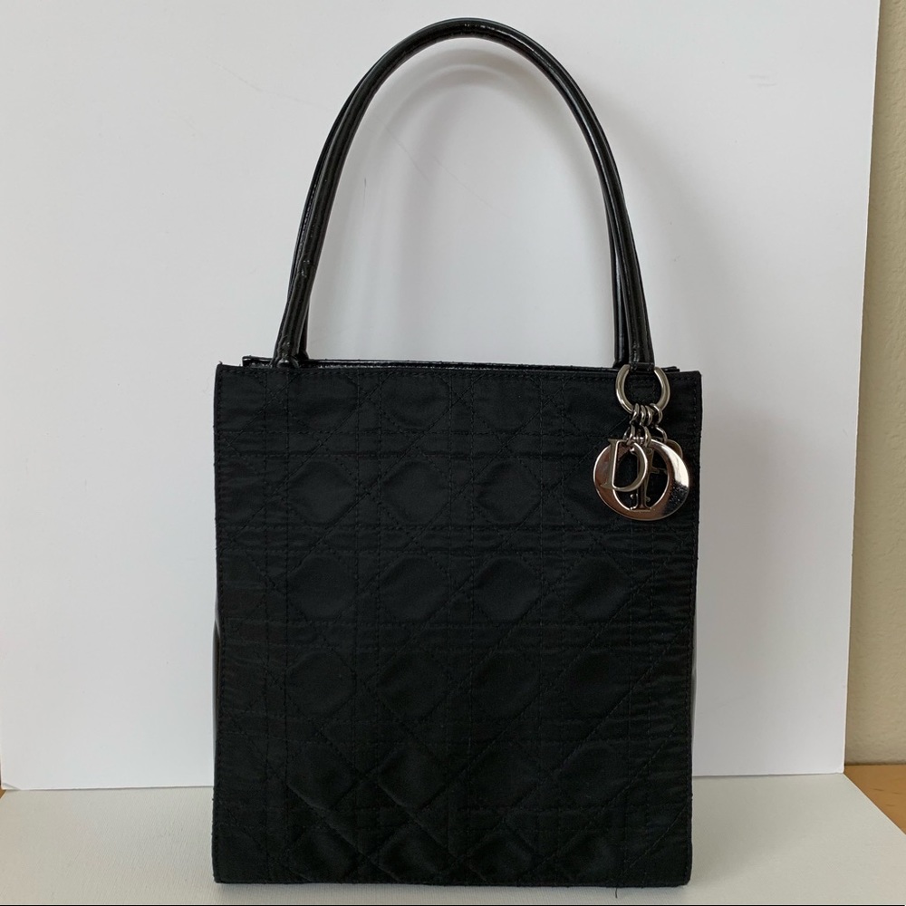 Dior Bag: Black, Nylon/Patent Leather
